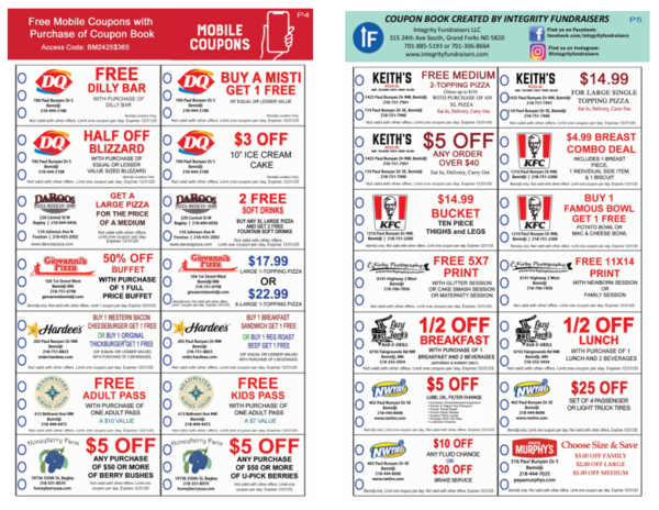 Bemidji coupon book